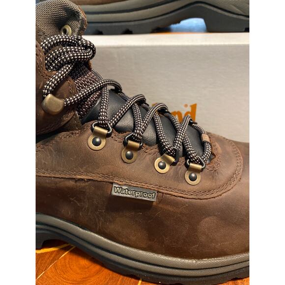 Timberland White Ledge Men’s Waterproof Mid Hiker Brown Boots SZ 11.5M main image 7